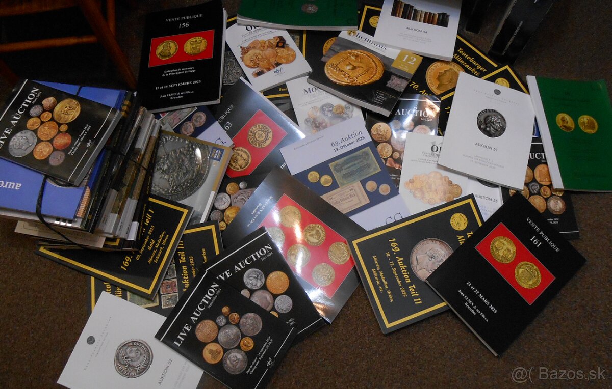 Mince numismatika katalógy LOT 10ks