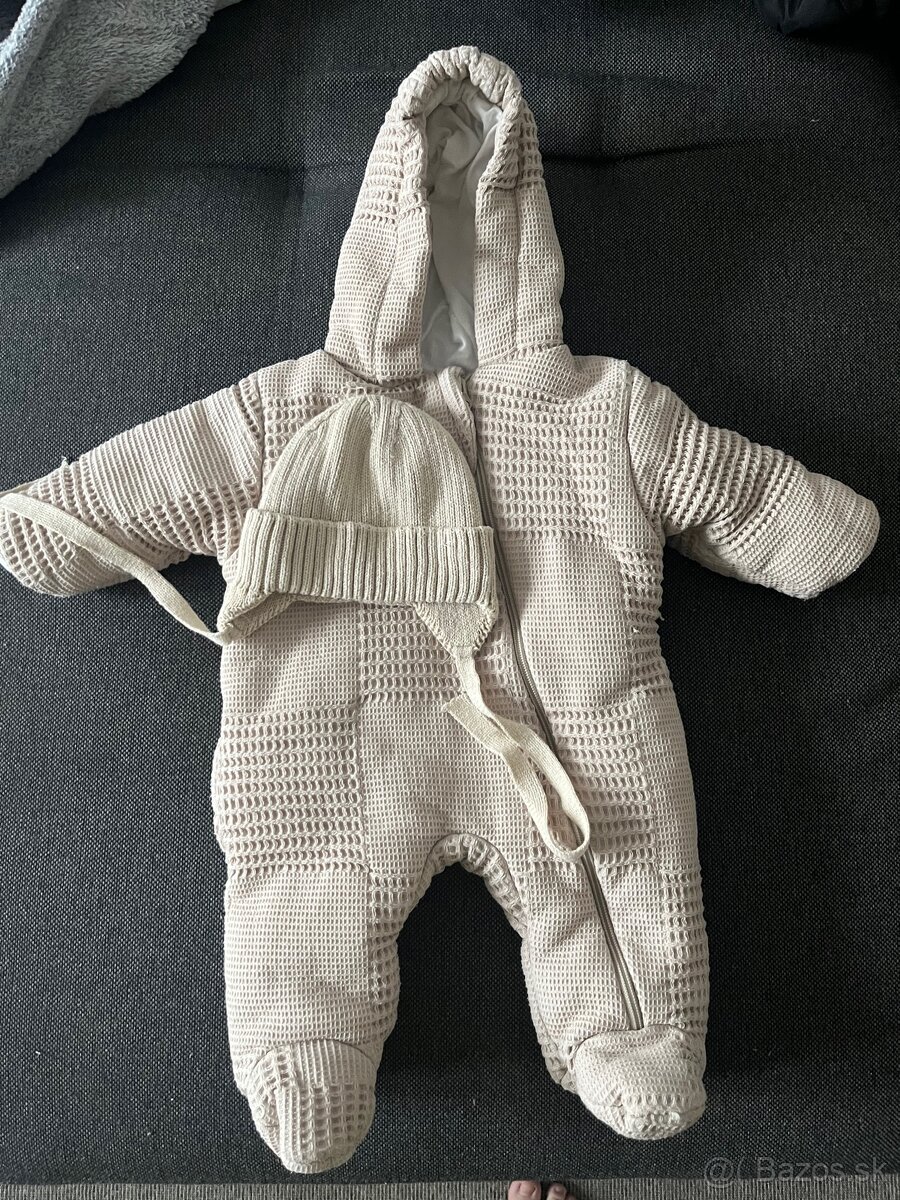 Zimný overal pre bábätko 0–3 mesiace (unisex)