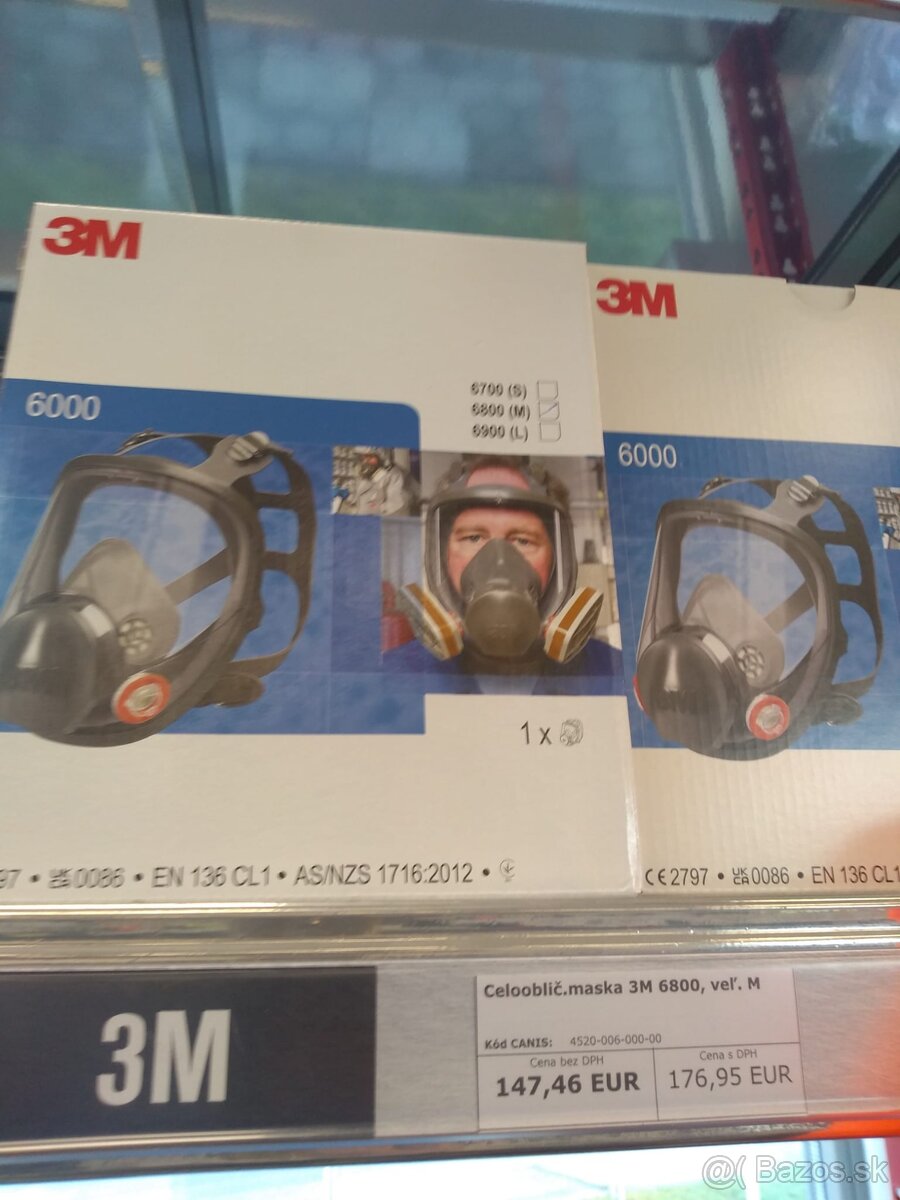 Celoobličajová maska 3M