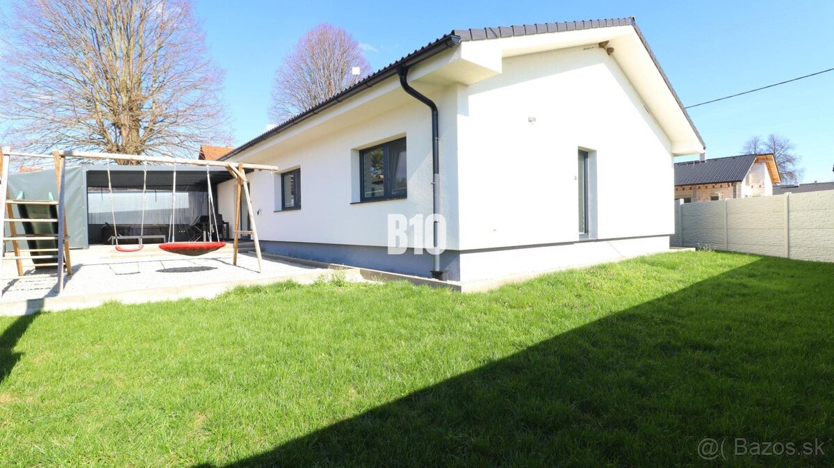 NOVOSTAVBA - 4 izbový bungalov v obci Moškovec