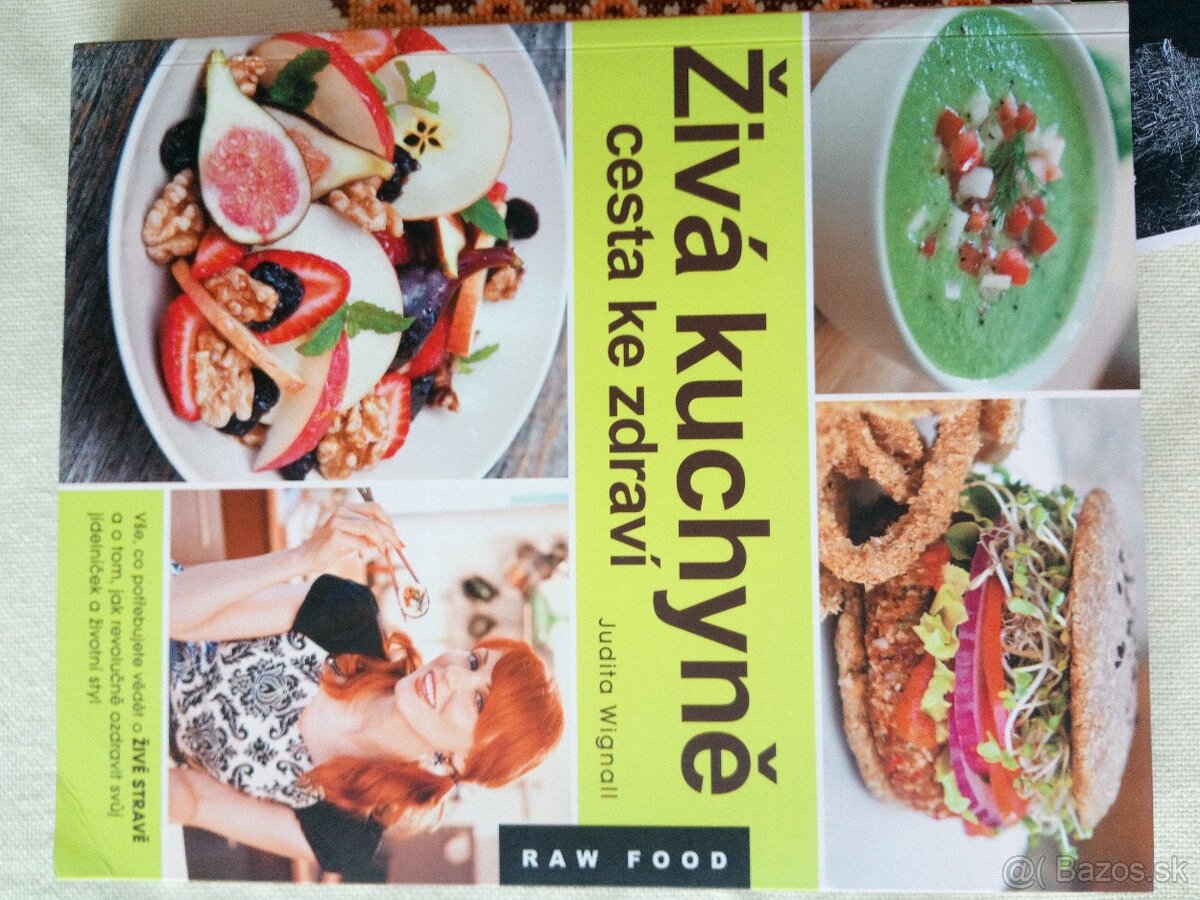 Predám kuchárku Živá kuchyně cesta ke zdraí
