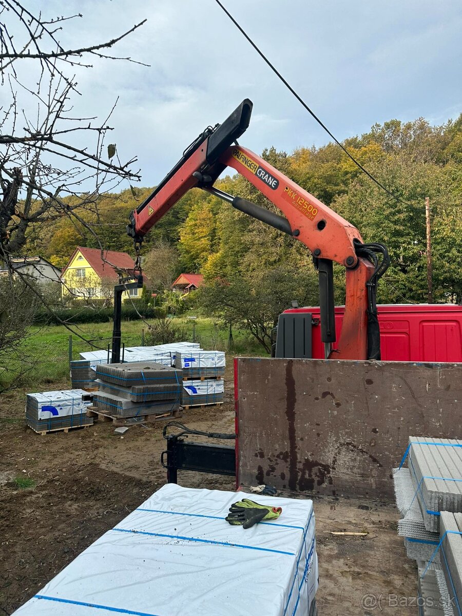Ponúkam prácu pre vodiča na nakladné auto s Hydraulickou ruk