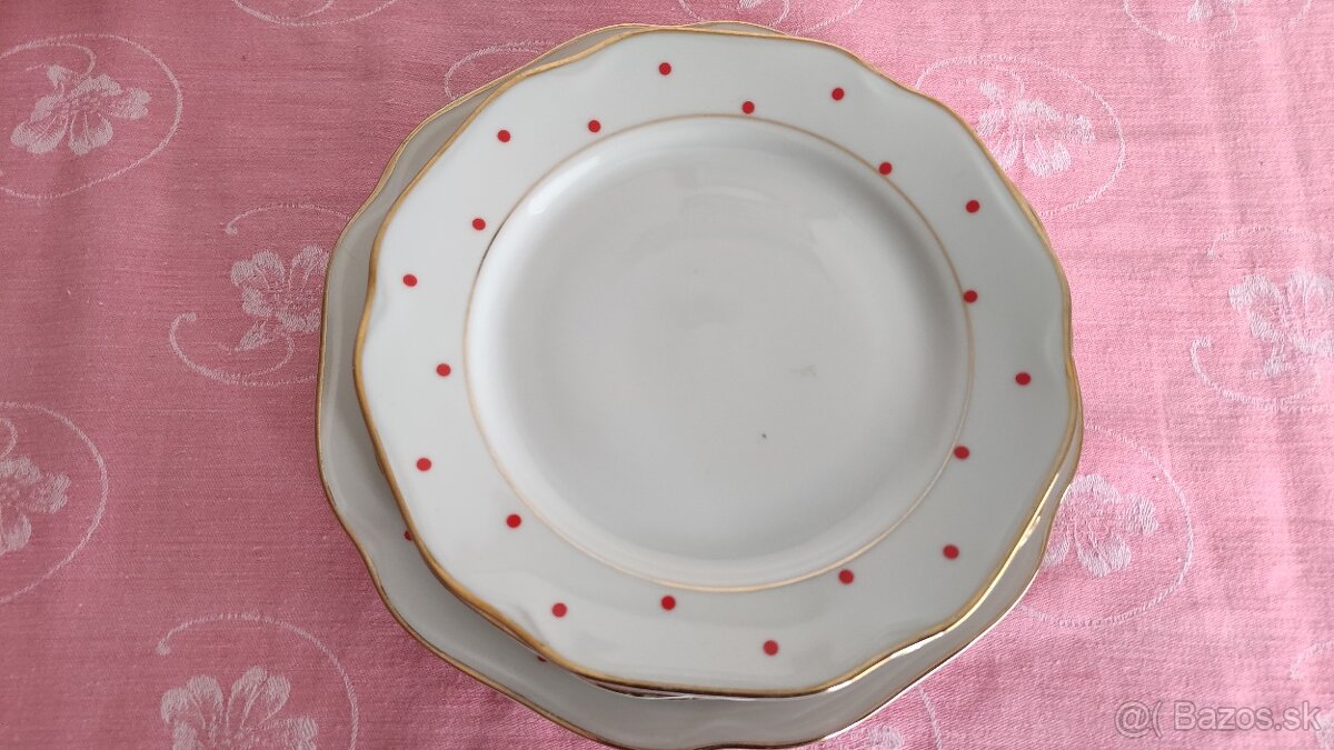 Koláčový set, dezertné taniere
