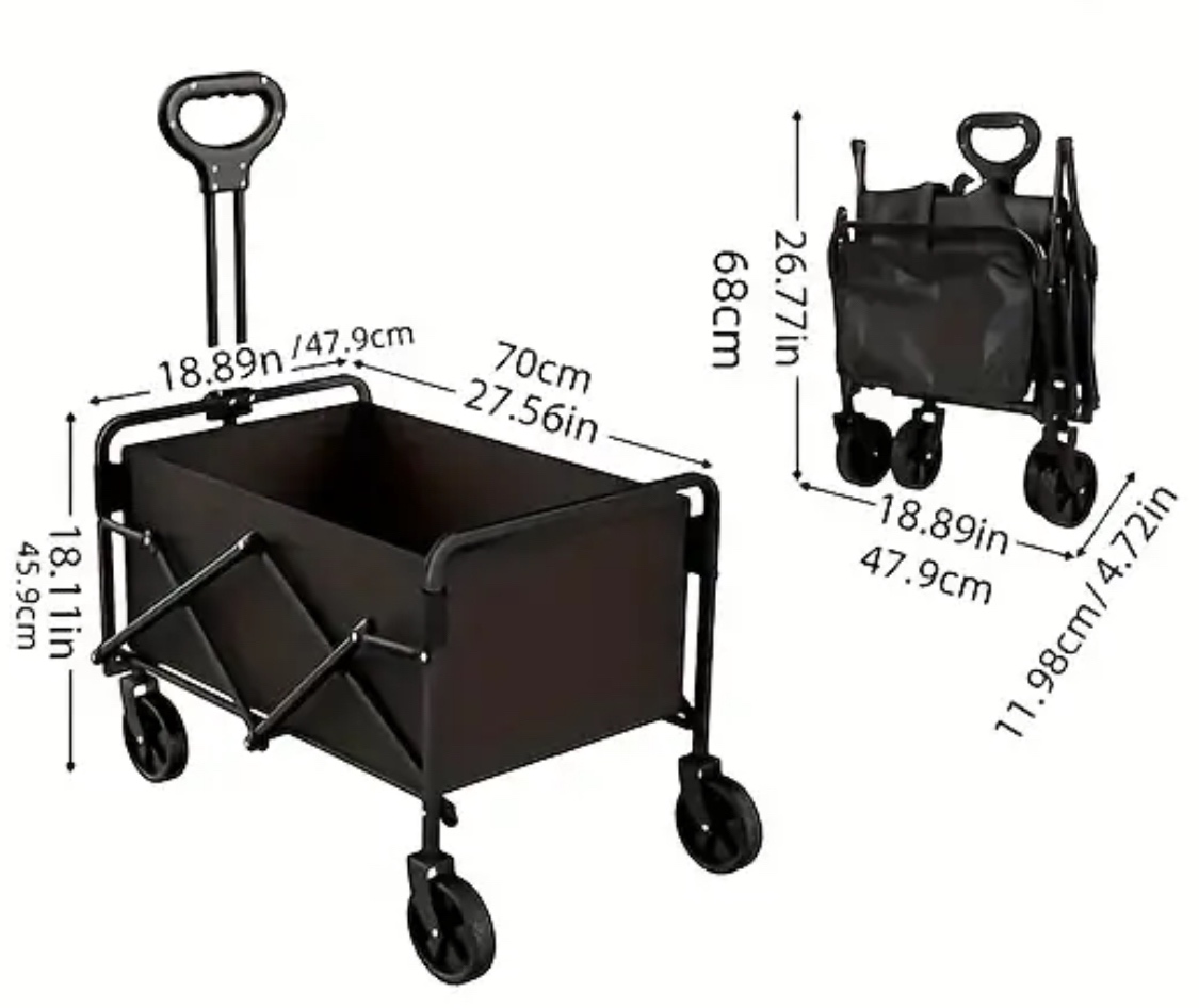 skladaci vozik cca 70cm dlzka novy nosnost 70kg