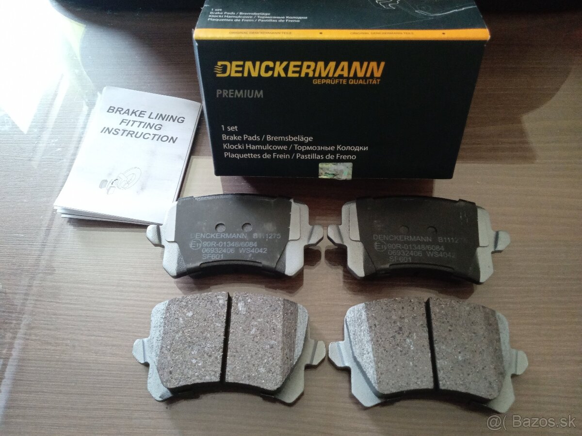 Brzdové platničky DENCKERMANN B111275