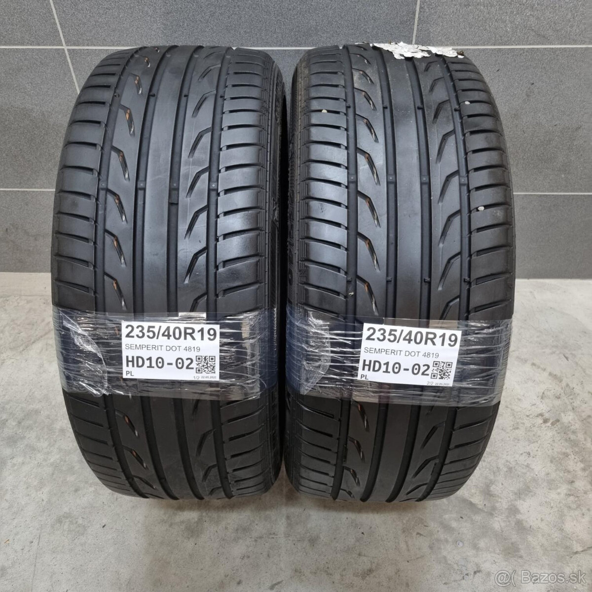 Letné pneumatiky 235/40 R19 SEMPERIT DOT4819