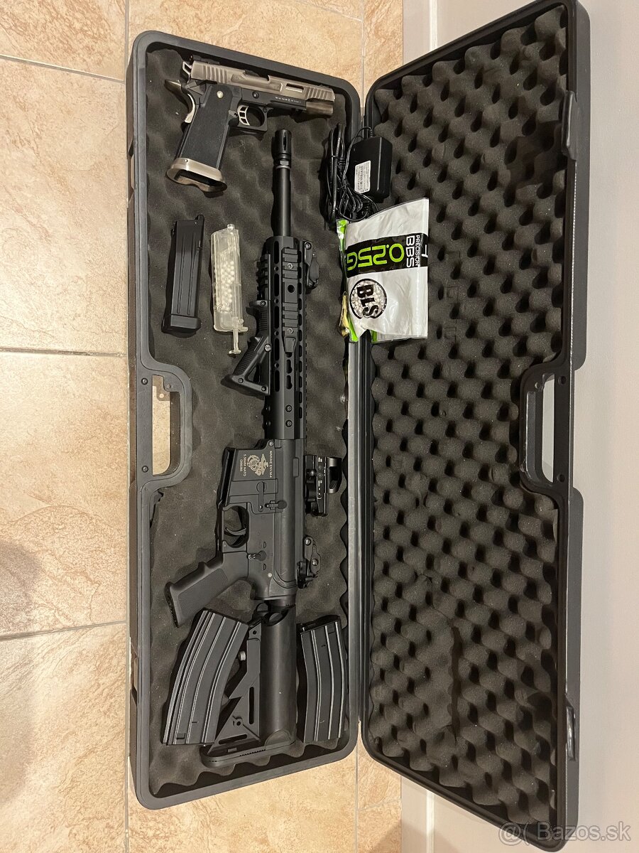 Airsoft samopal a pištol