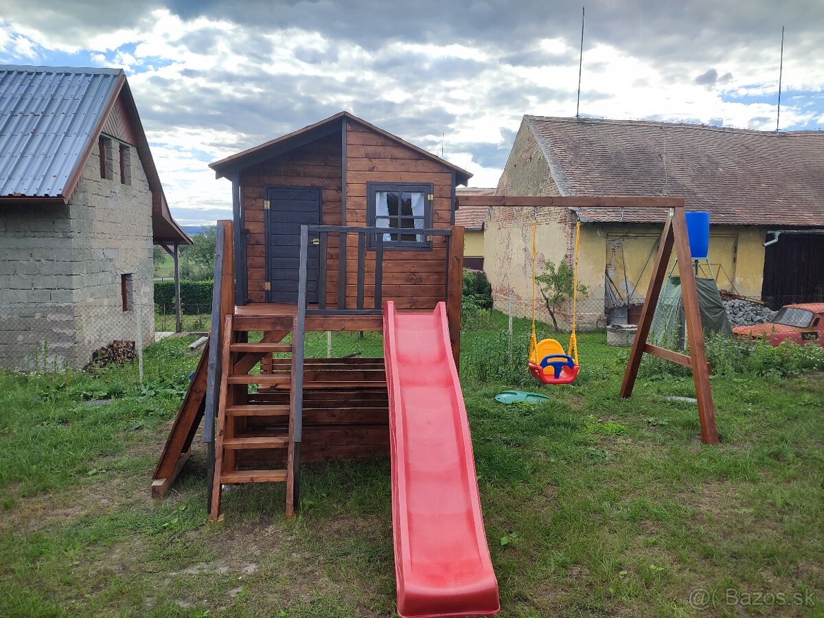 Detsky zahradny domcek Middle s montážou a s dovozom