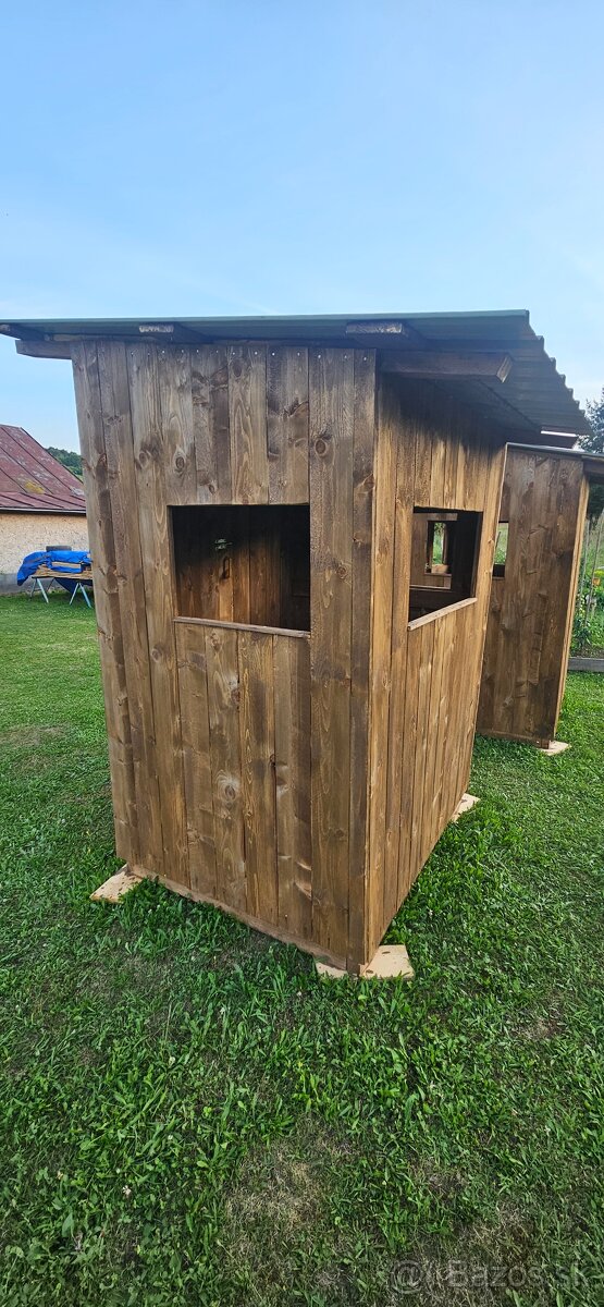 Predám poľovnícky posed – plechová stre