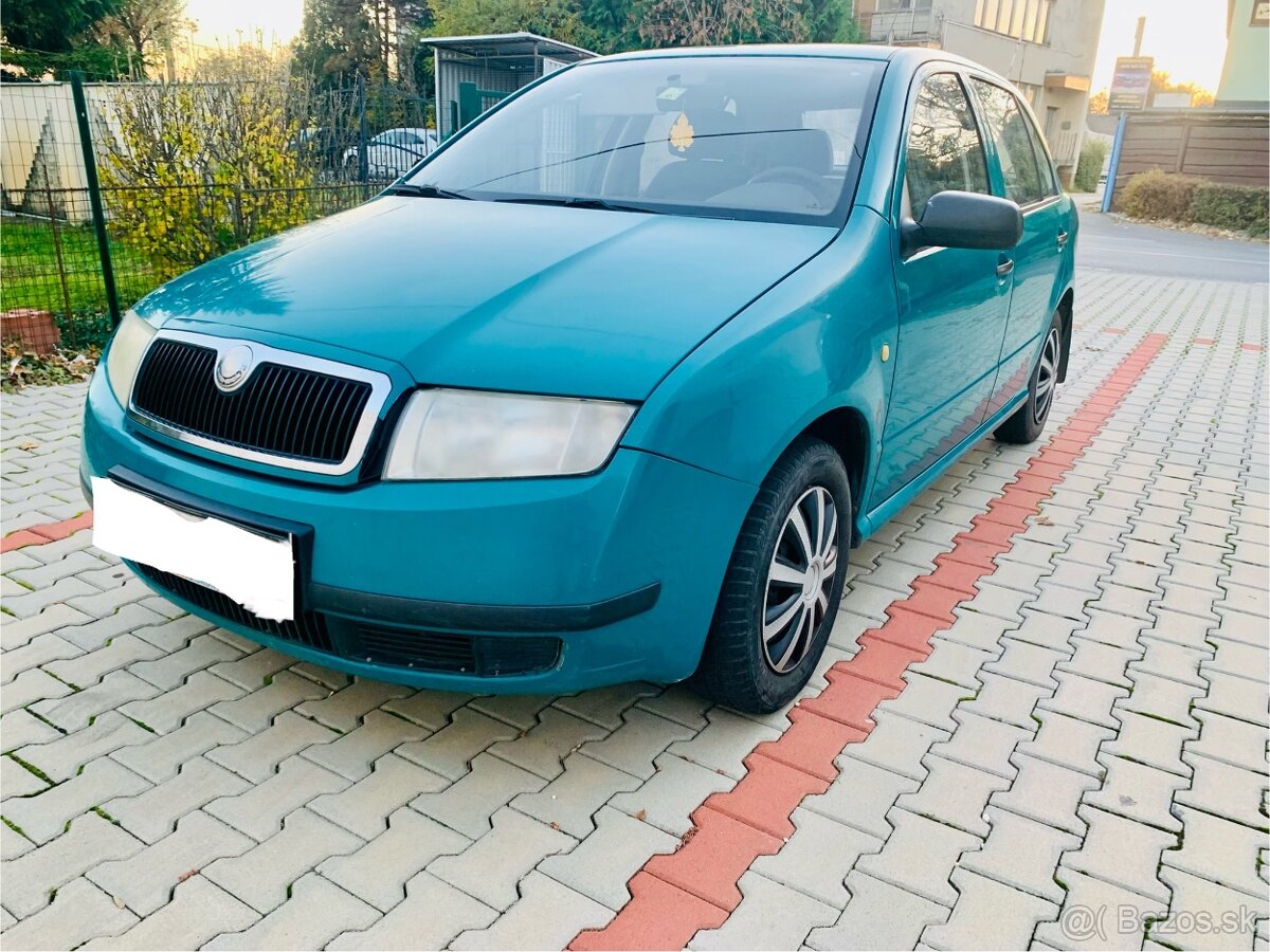 Predám krásnú škoda fabia.1,4 MPI 50kw