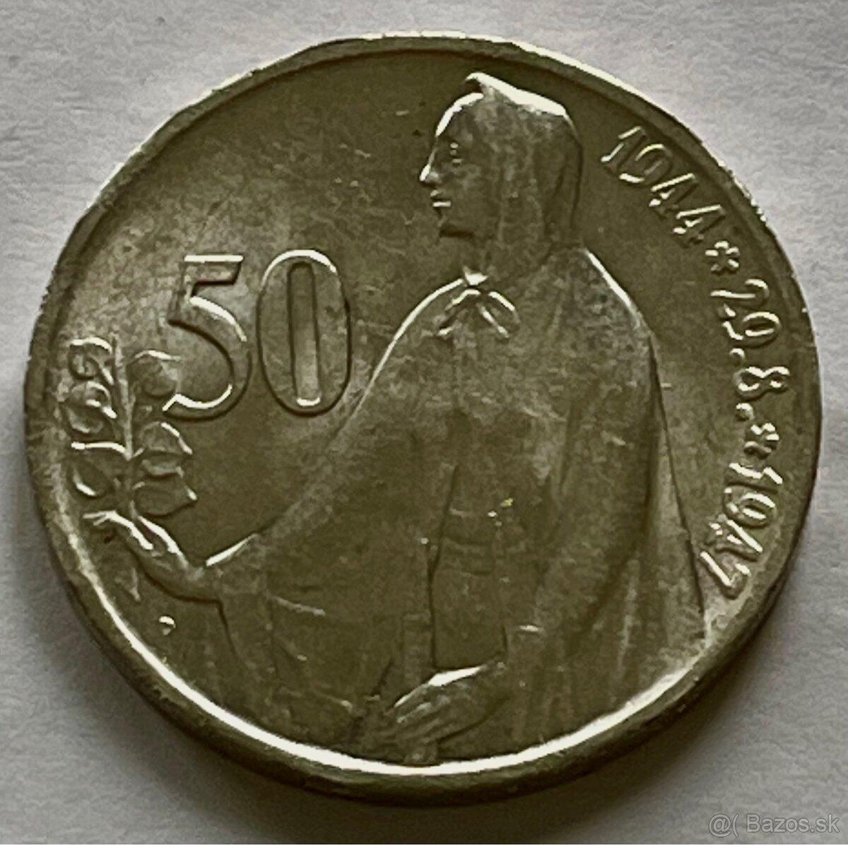 Československá Republika 1947 - 50 Kčs SNP  Ag