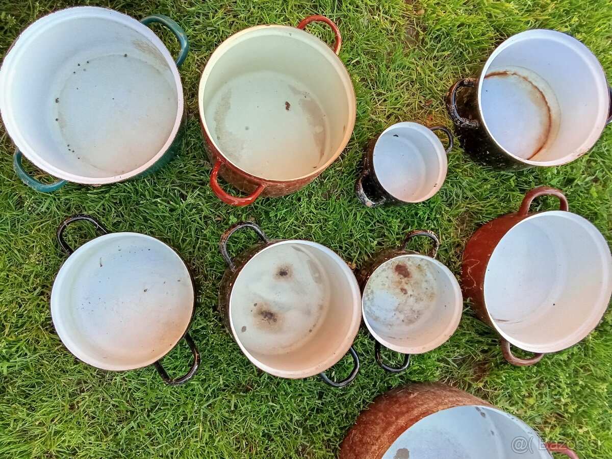 Hrnce,smaltované hrnce,pokrievky