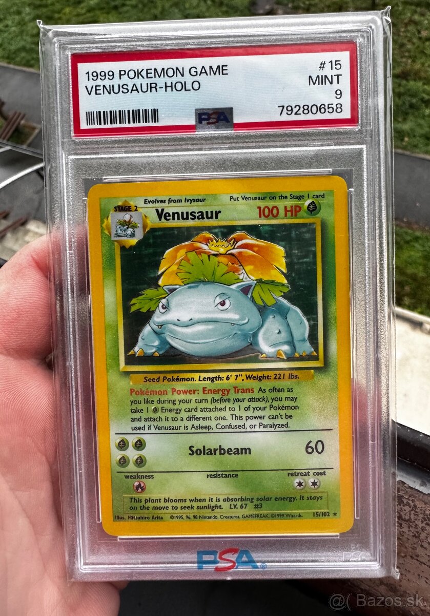 Pokemon Venusaur PSA9