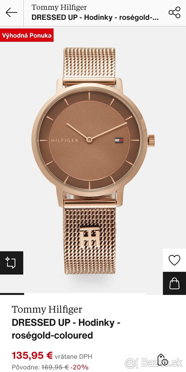 Dámske hodinky Tommy Hilfiger