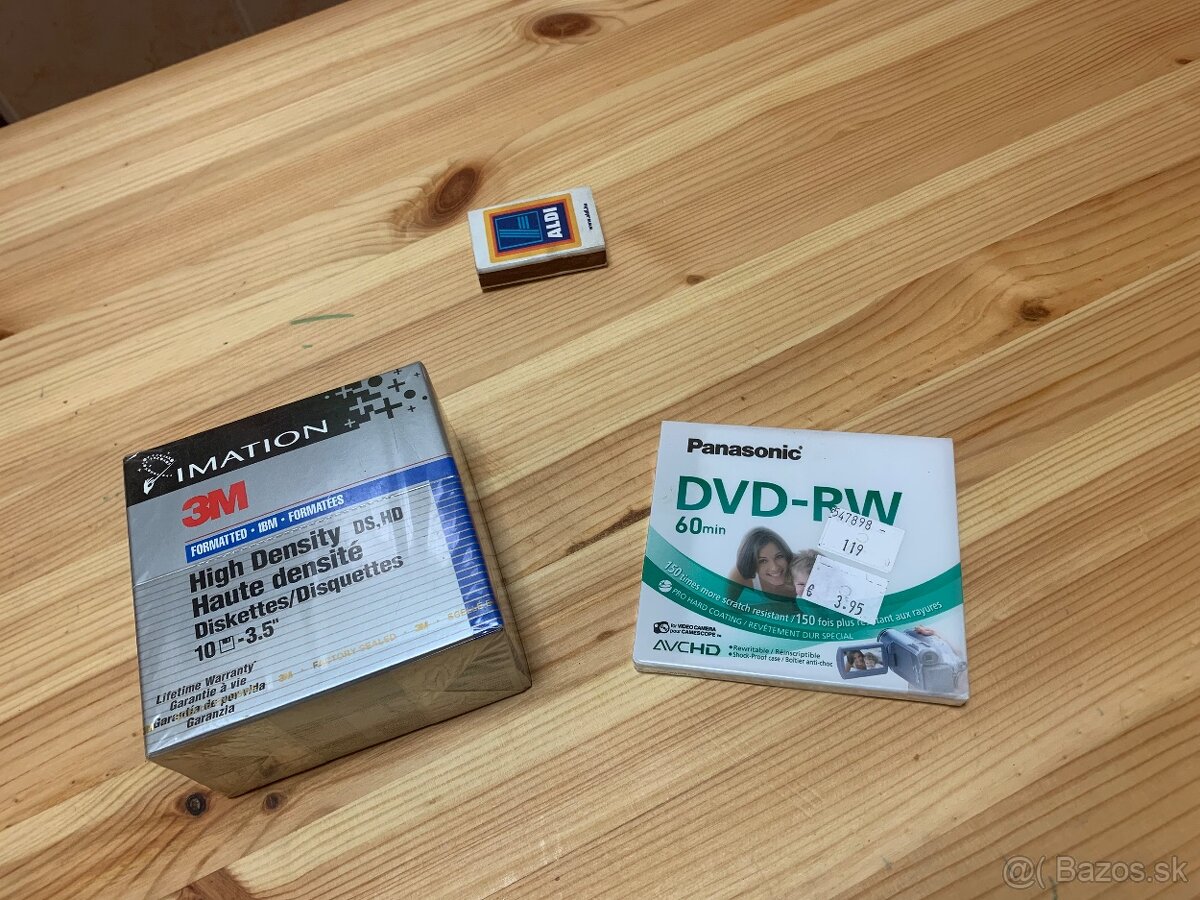 Predám ešte zabalené diskety-IMATION-vintage zbierkové kusy