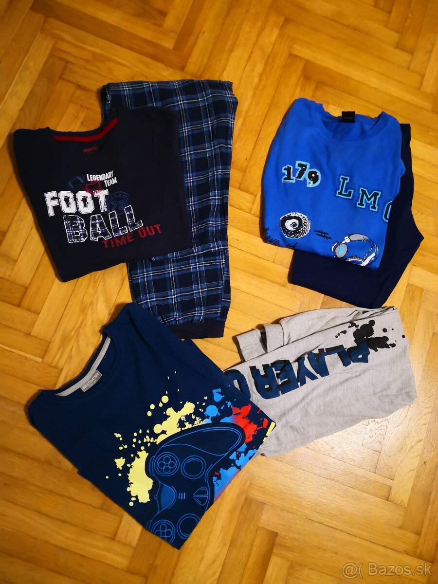 Chlapčenské pyžamá rôzne veľkosti