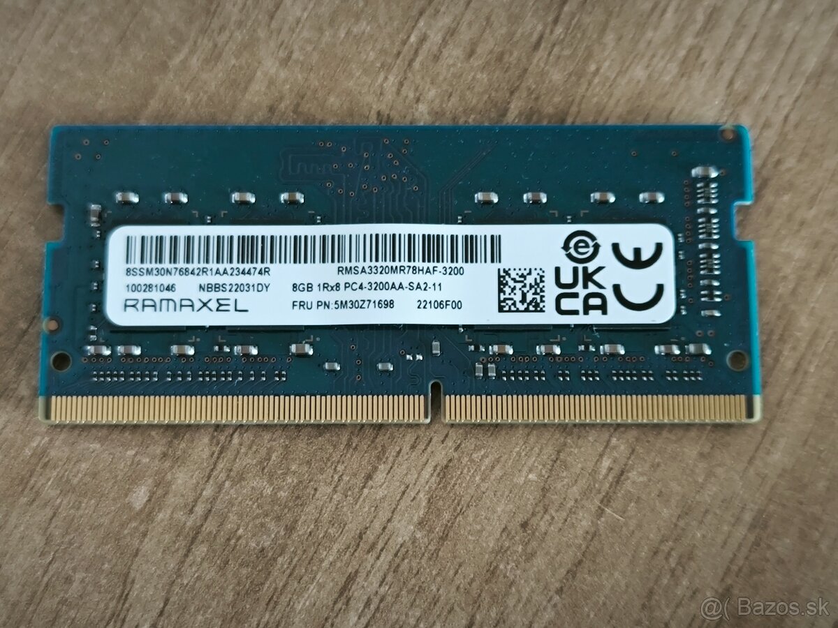 Operačná pamäť - RAM 8 GB