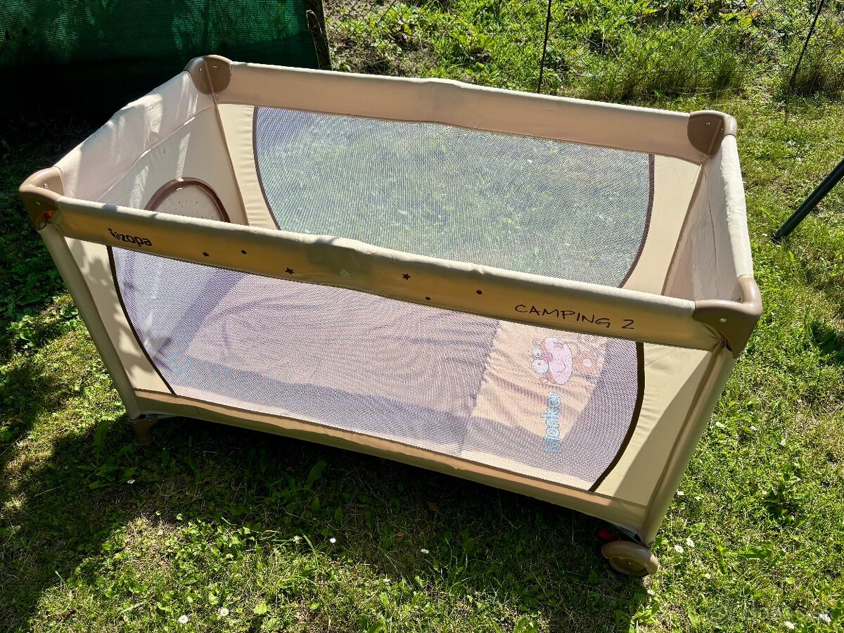 Predám detskú cestovnú postieľku Zopa Camping 2,extra matrac