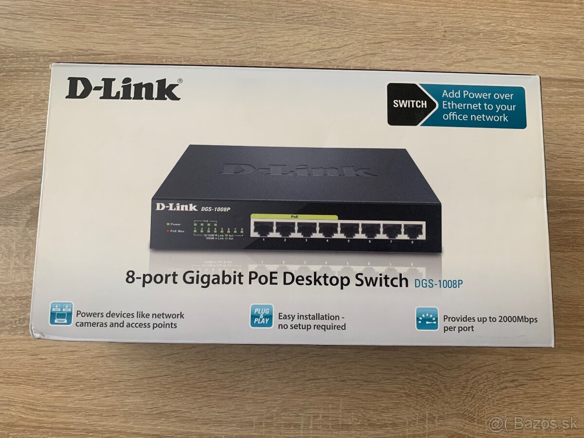 Switch D-Link DGS-1008P