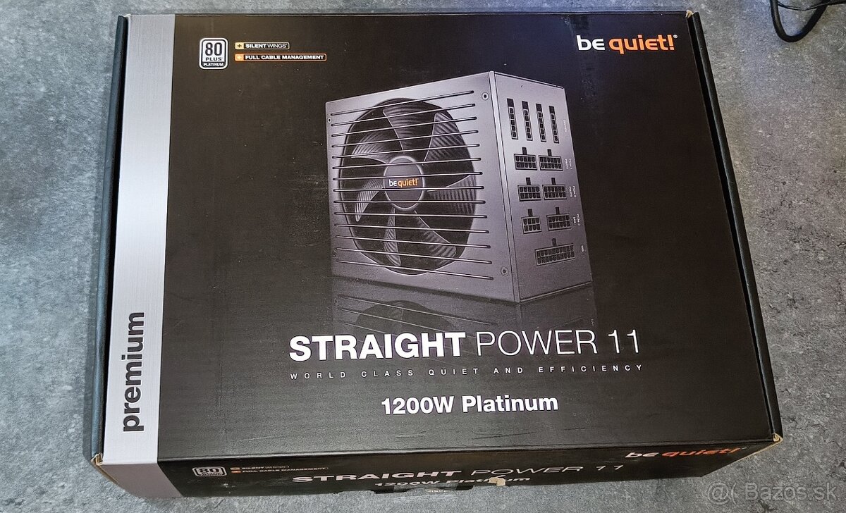 Zdroj Be Quiet 1200W Platinum Zaruka 2,5 Roka
