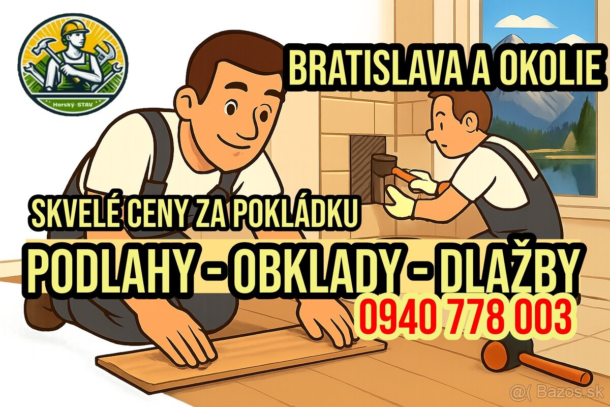 Pokládka plavajúcej podlahy a parkiet