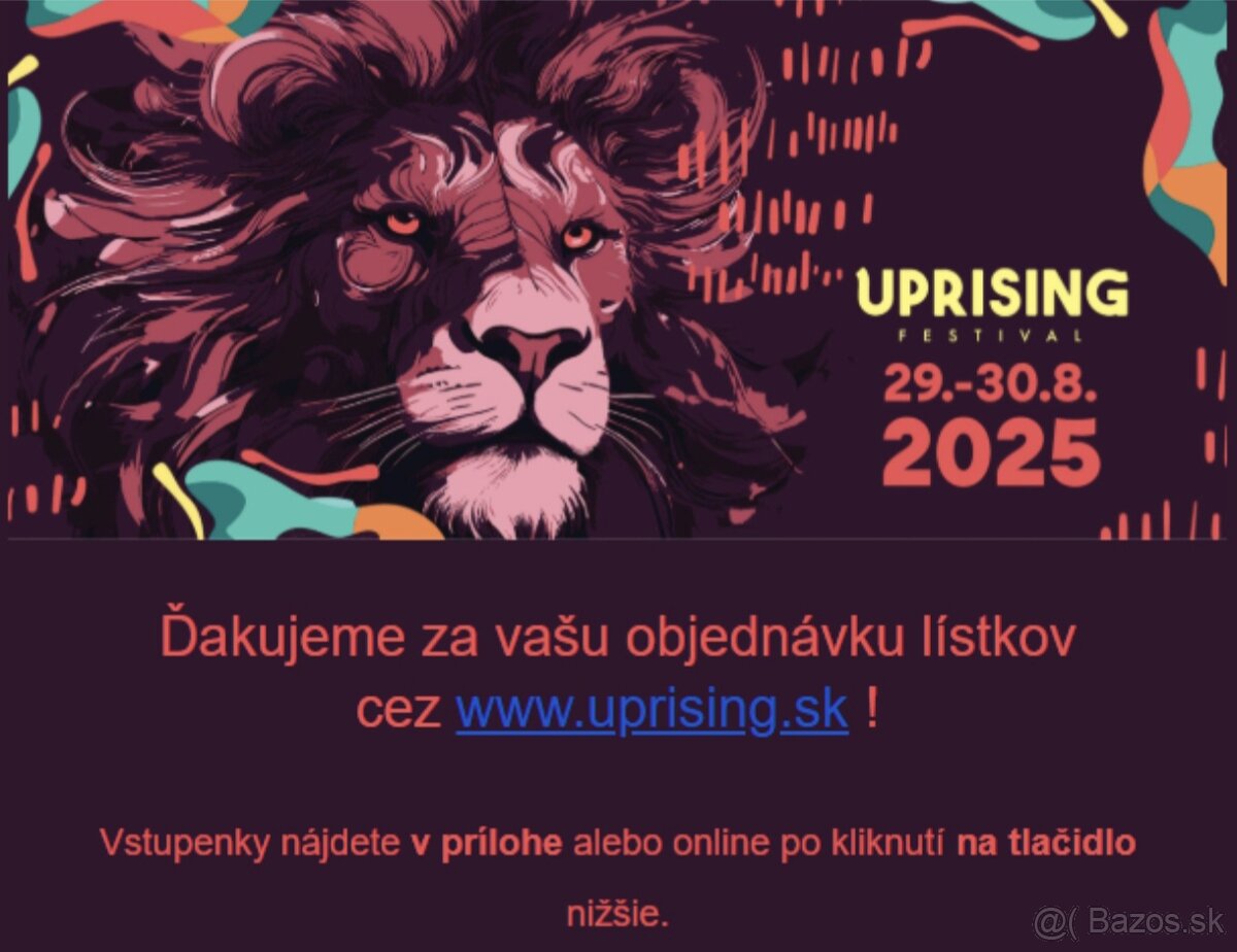 Lístky na uprising