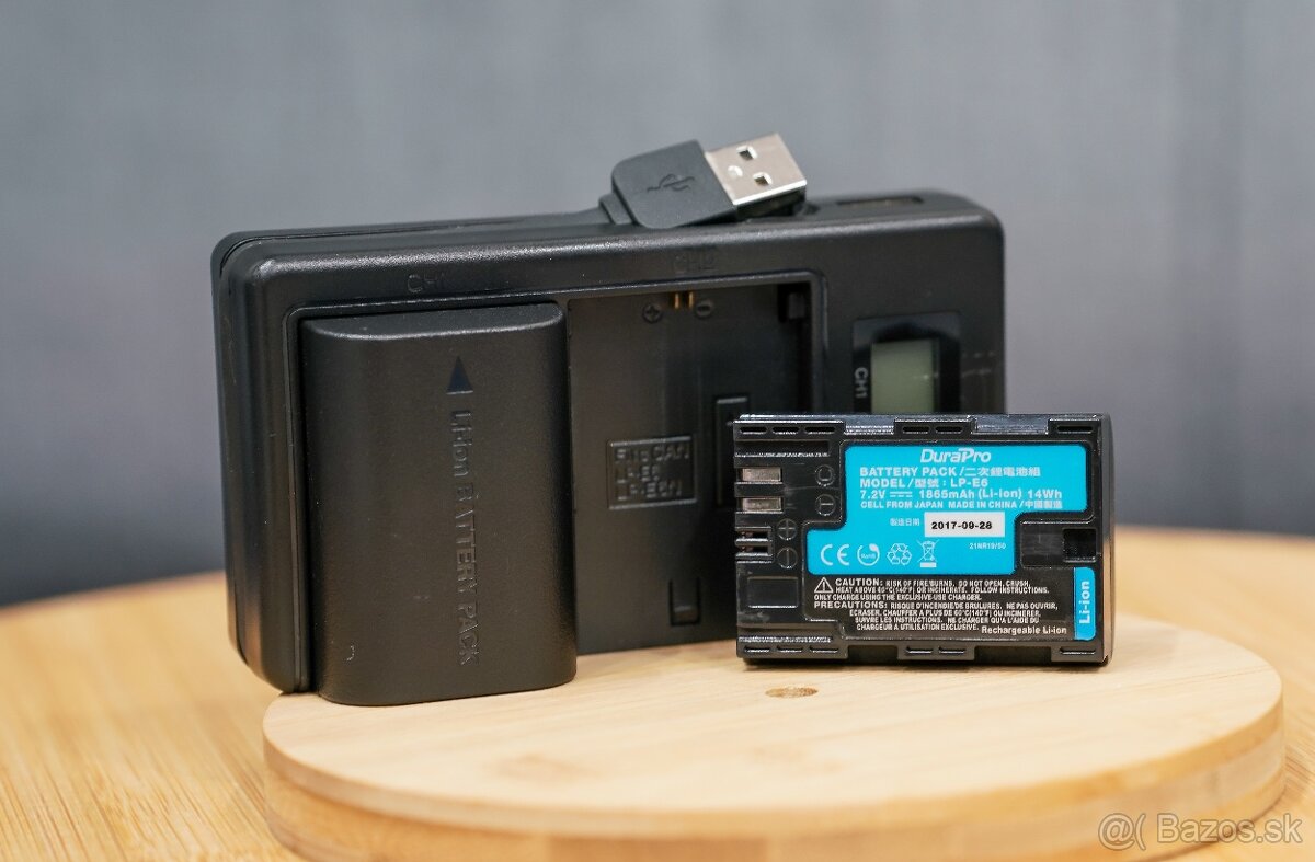 CANON LP-E6 USB Nabíjačka