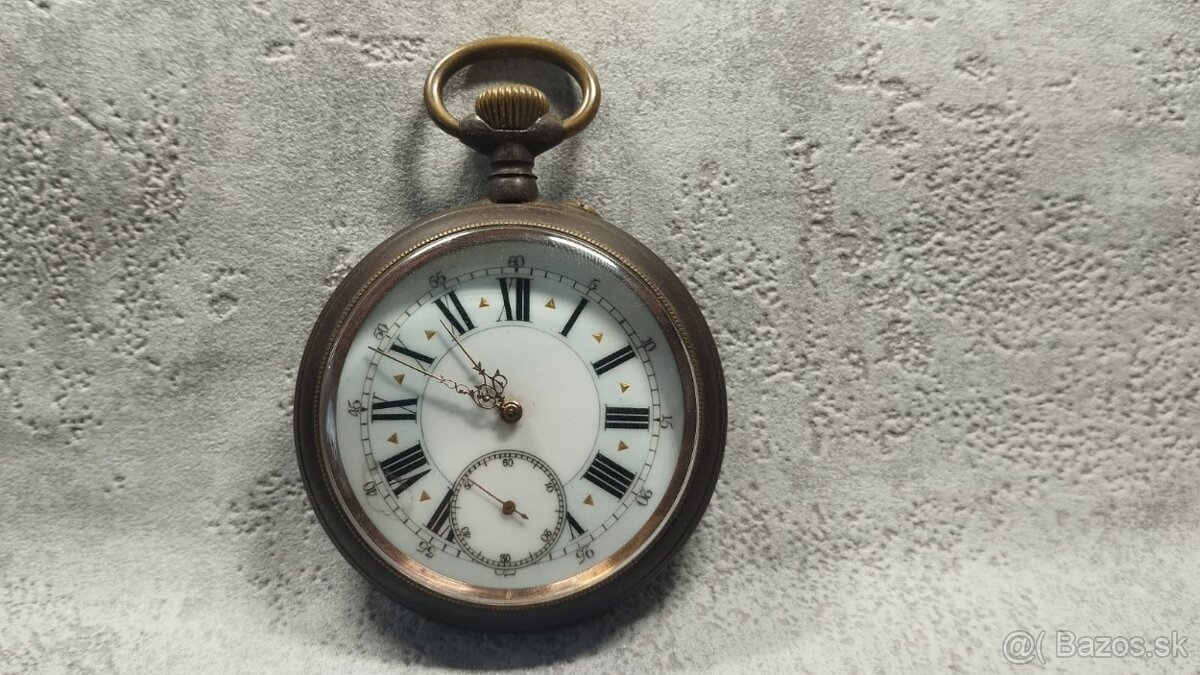 Velké kapesní hodinky zřejmě zn. Régulatéur- Doprava zdarma