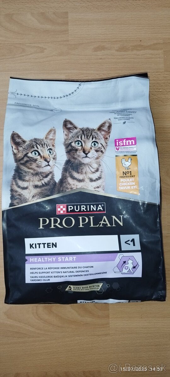 Purina Pro Plan Kitten Healthy Start suche krmivo / granule