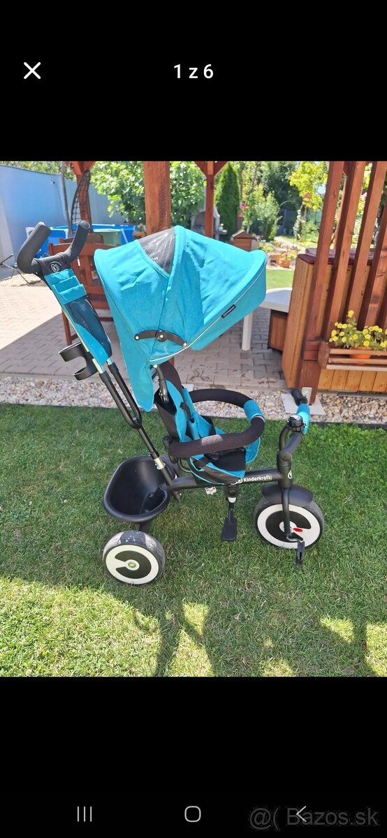 Trojkolka Kinderkraft modrá