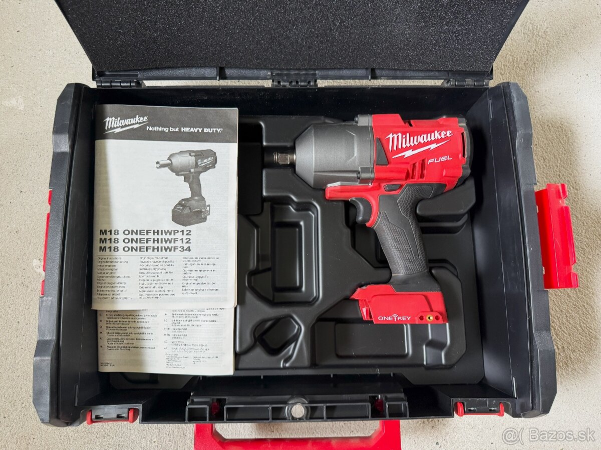 MILWAUKEE M18 FUEL™ ONE-KEY™ 1/2” Aku rázový uťahovák