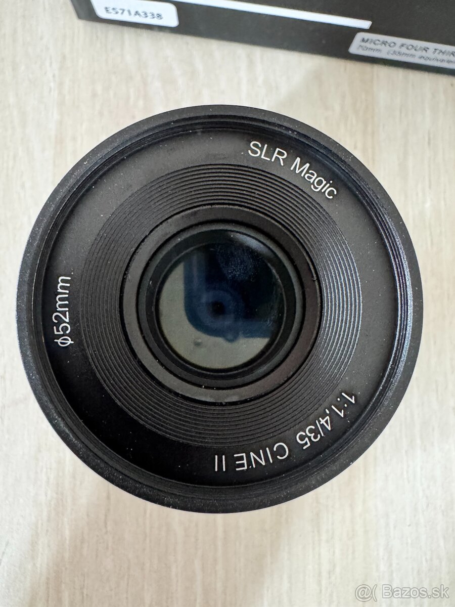 SLR Magic 35mm T1.4 Cine Mark II – objektív pre MFT