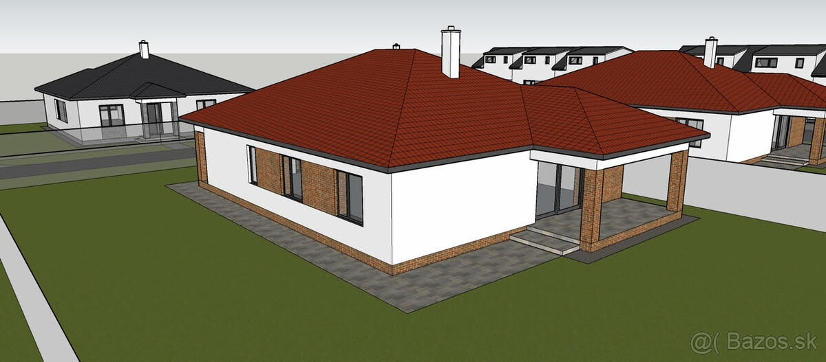 NA PREDAJ - stavebný pozemok B2 - 748m2 v Zemianskej Olči