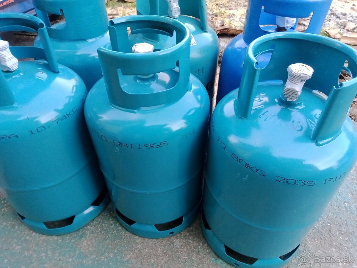 Propán-butánová fľaša 10kg plná