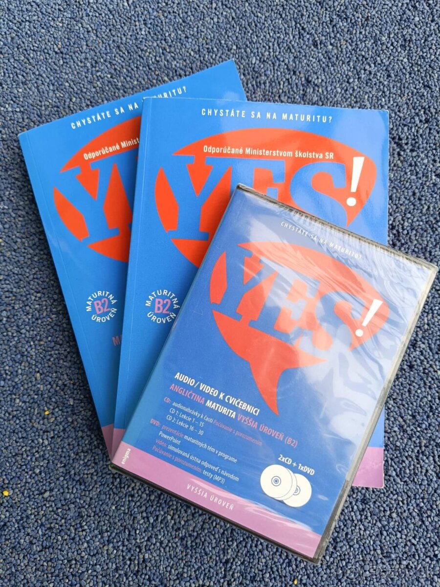 YES Maturita angličtina B2 – učebnice + CD/DVD