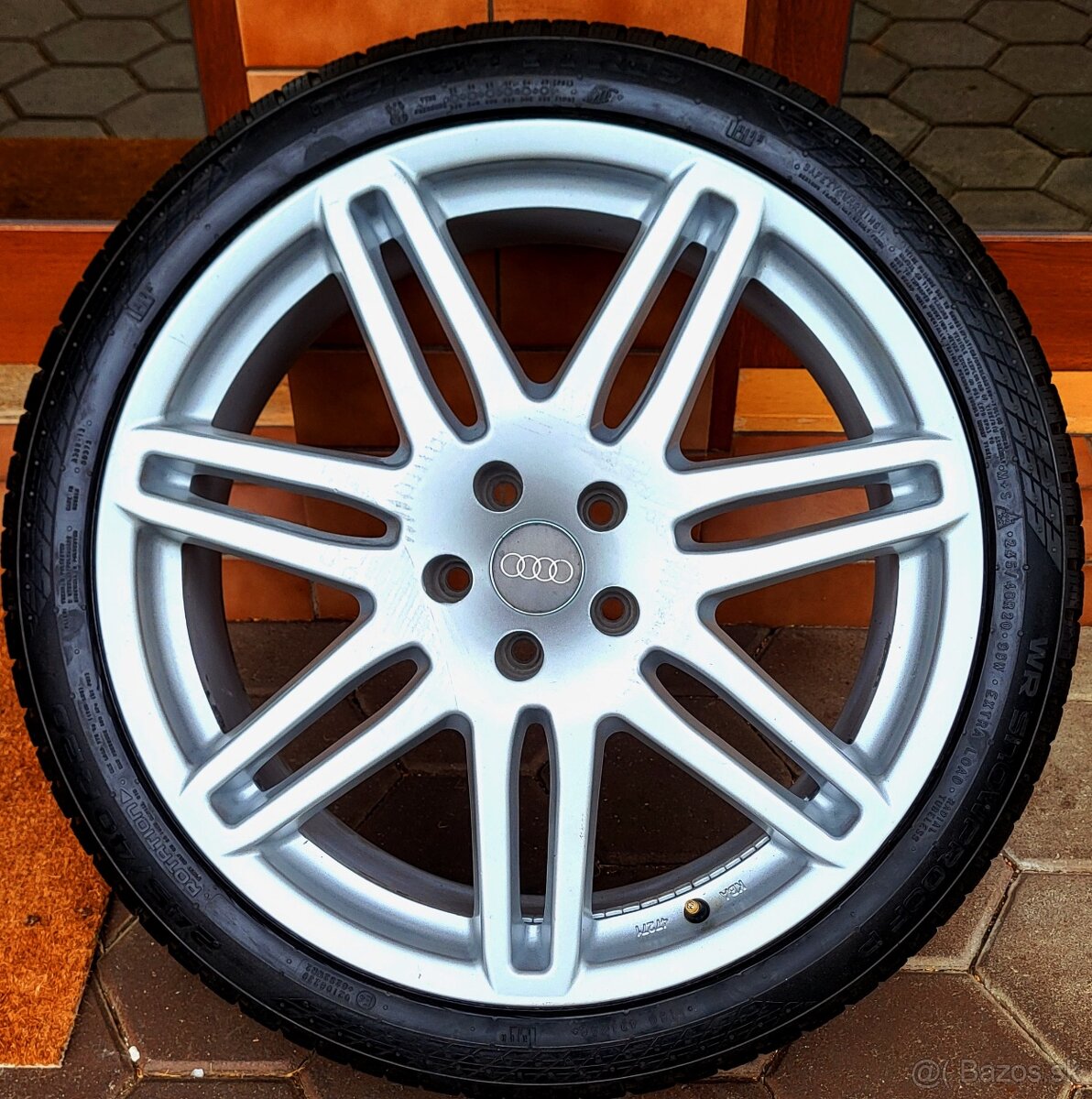 alu R20 5x112, zimné pneu 245/40, Audi + Mercedes