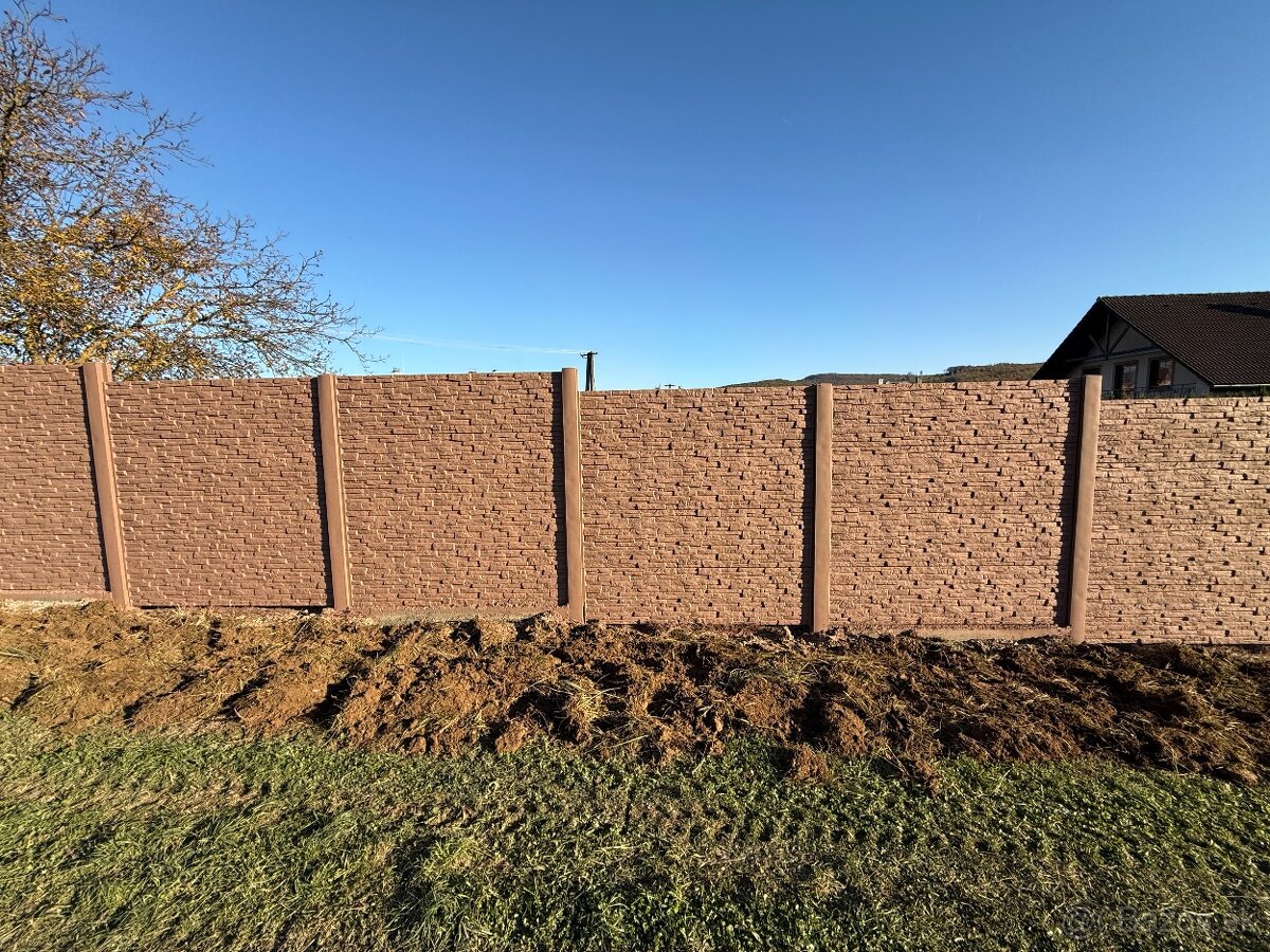 Jesenný výpredaj- Bezpórové vibroliate oplotenie