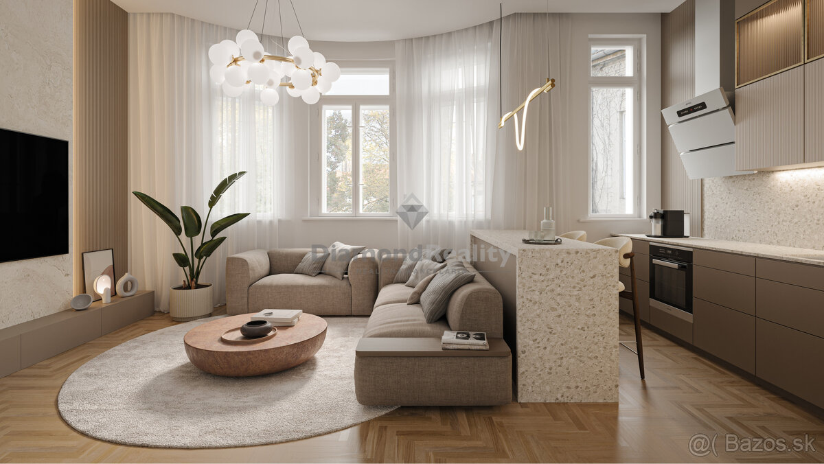 REZIDENCIA MOYZESOVA | 2 IZBOVÝ BYT DOKONČENÝ V ŠTANDARDE | 