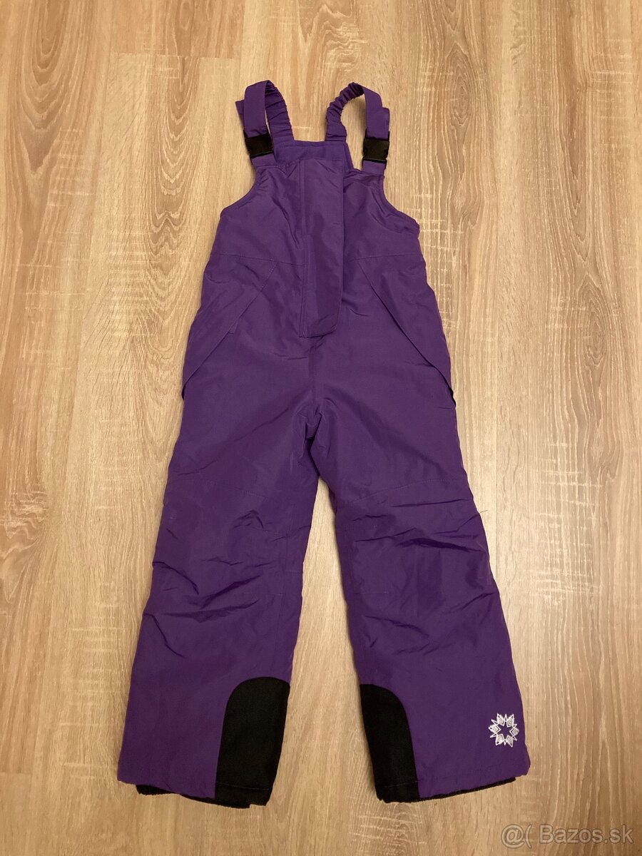 Detské fialové oteplovačky vel.110/116