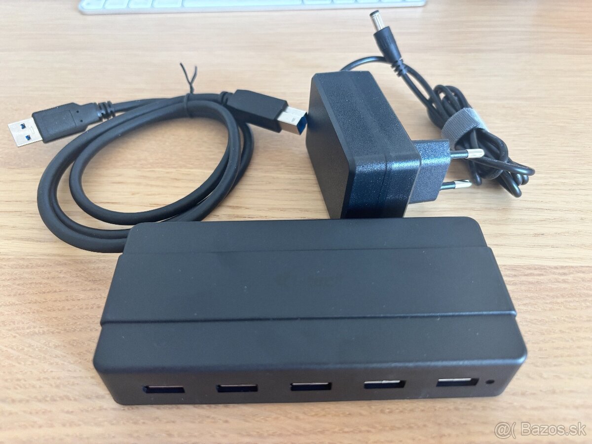 USB 3.0 Charging HUB 7 s napájacím adaptérom