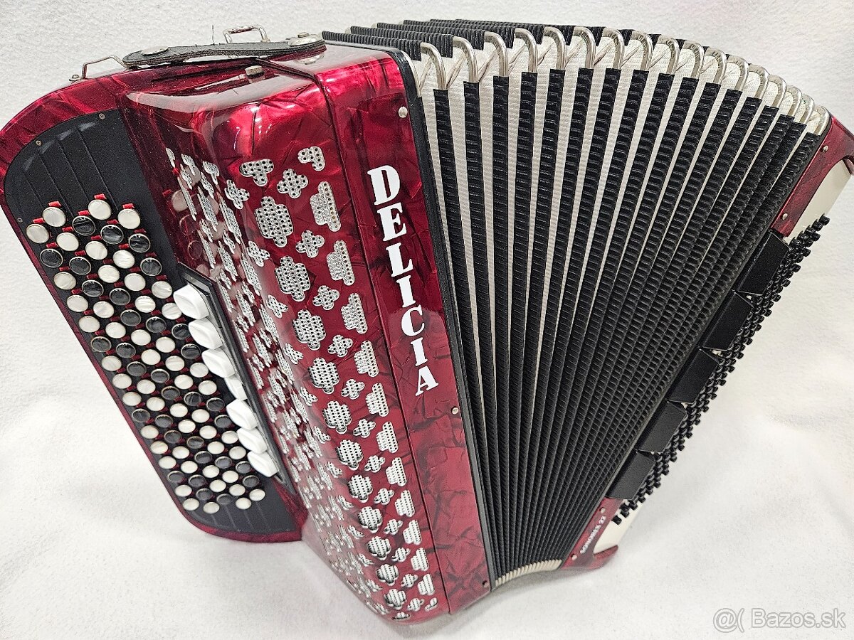 Akordeon chromaticky delicia sonorex 120