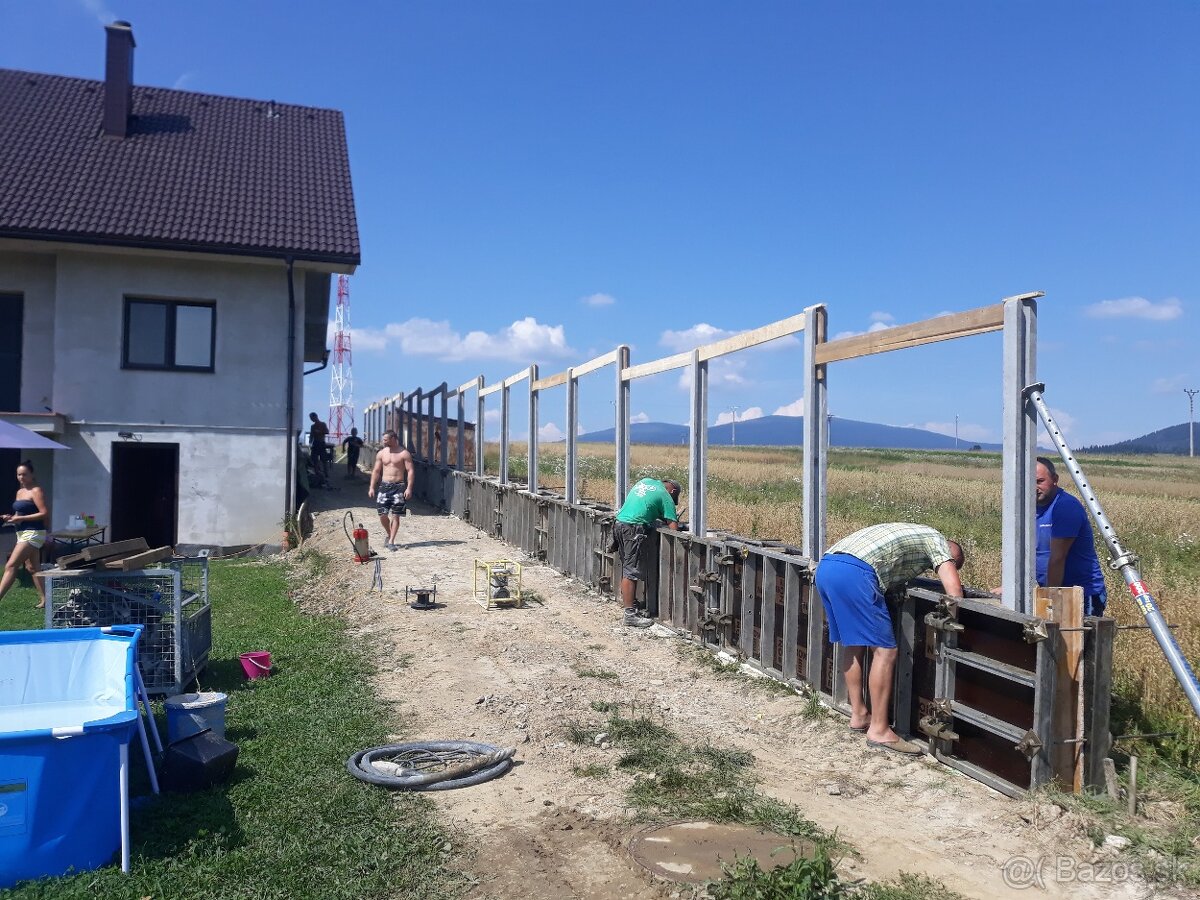 Hliníkové stenové debnenie šalung