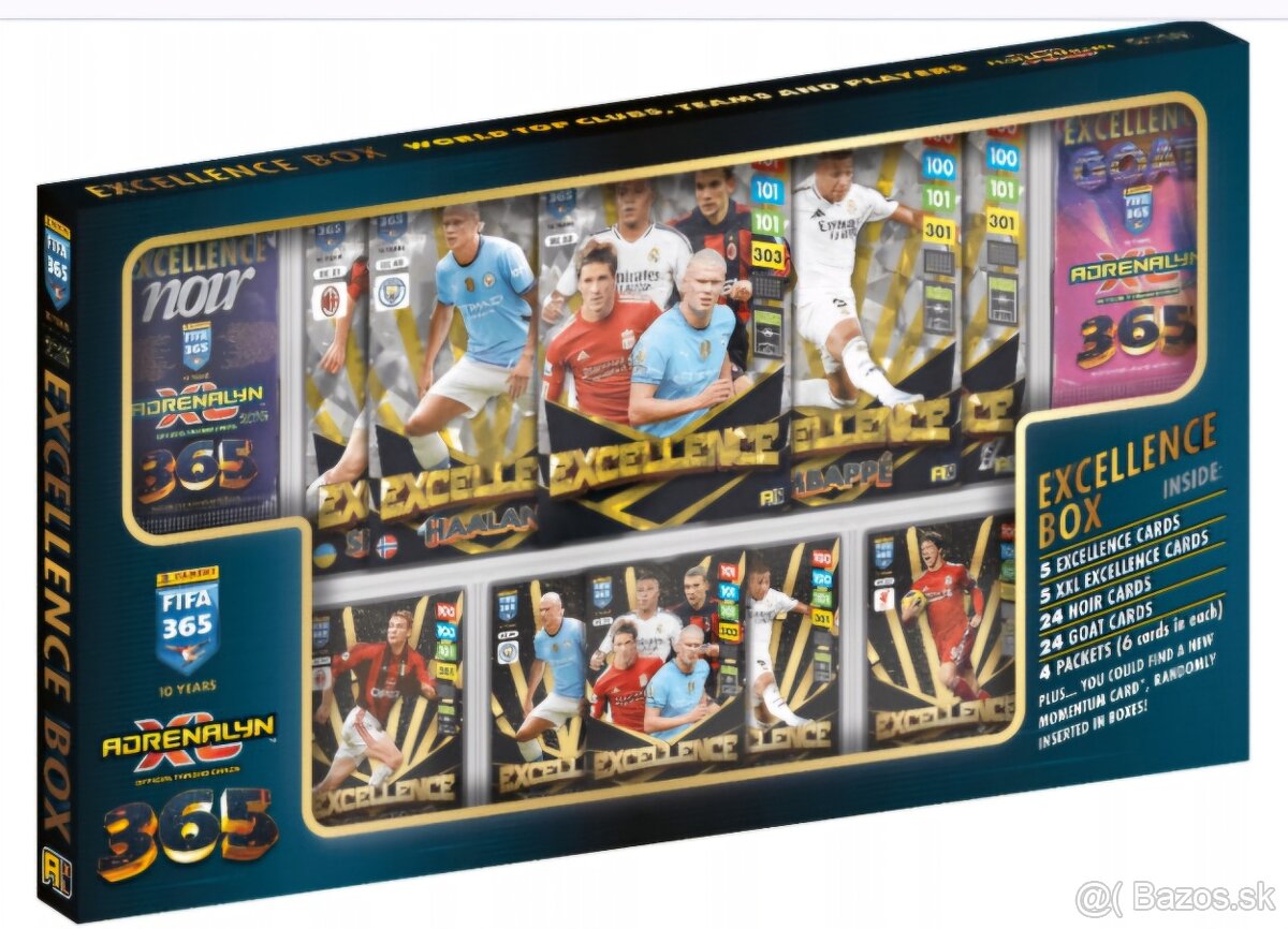 Excellence BOX Panini FIFA 365 Adrenalyn XL 2025 (58kariet +
