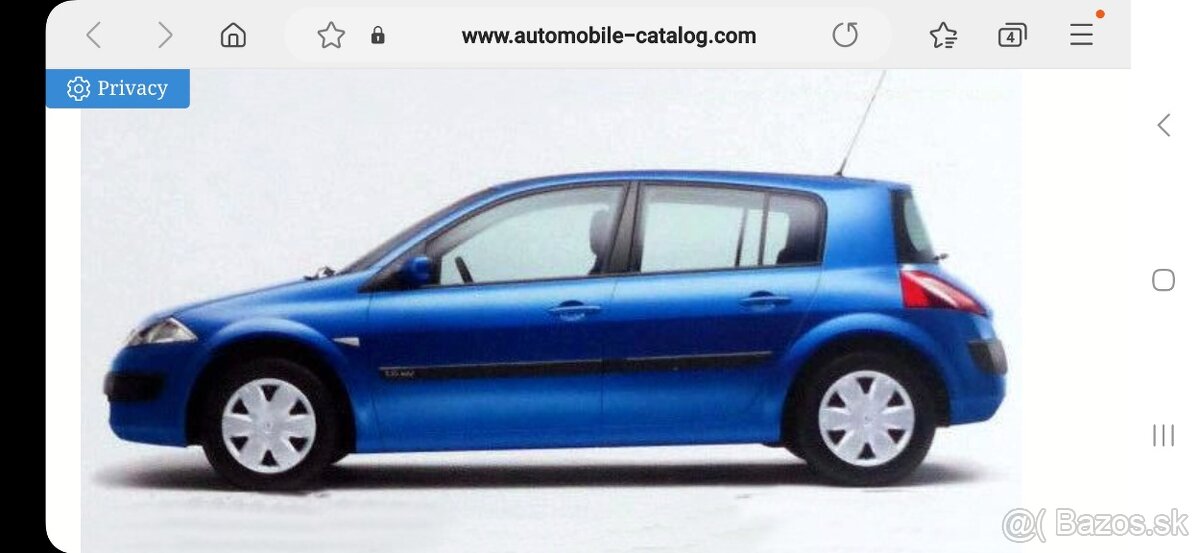 Kupim Megane 2 hatchback