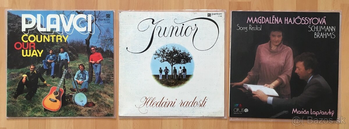 Československé LP, 2 Euro za kus.
