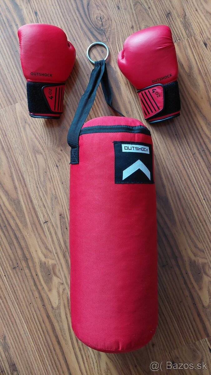 Súprava detského boxovacieho vreca a rukavíc DECATHLON -NOVÁ