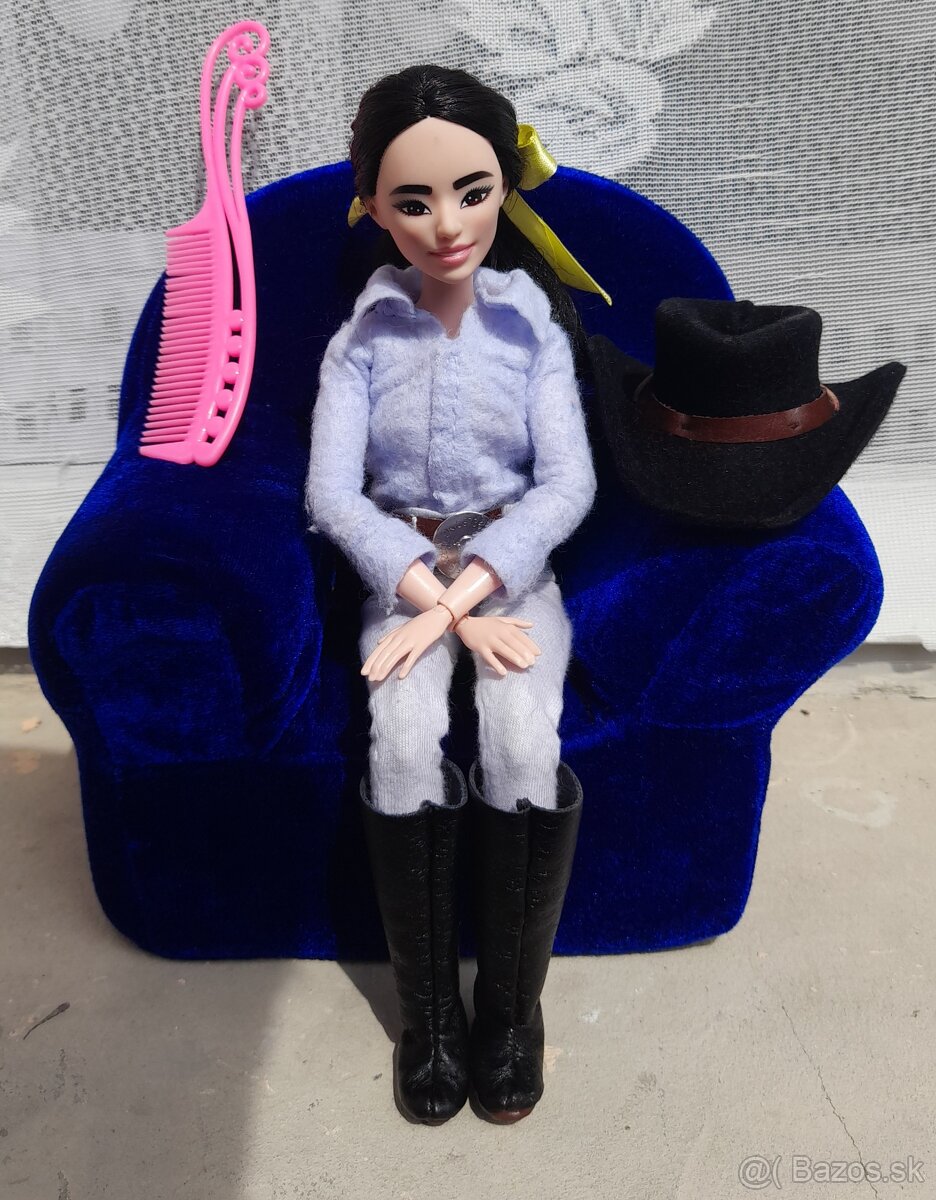 Kovbojka barbie mattel