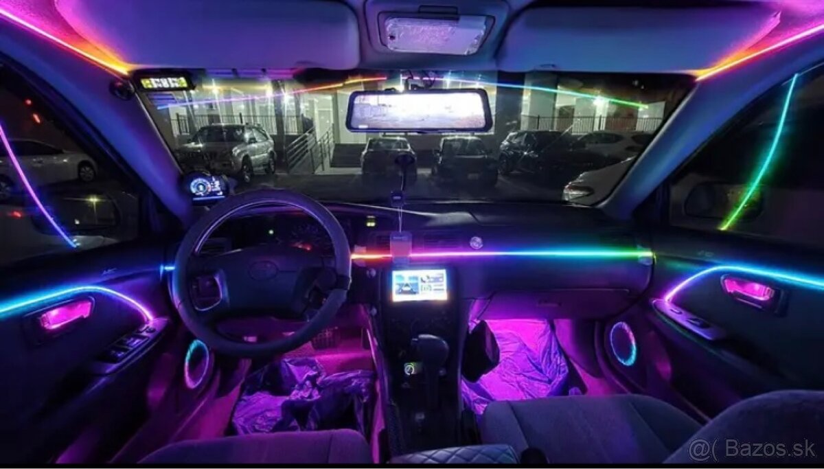 Farebné RGB Symphony Auto Ambient Interiér LED