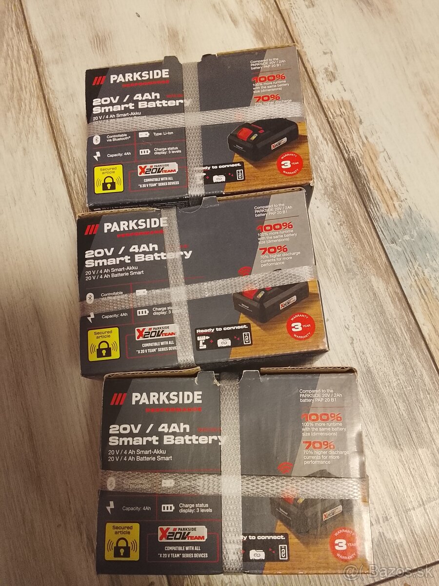 Parkside performance 4ah batérie