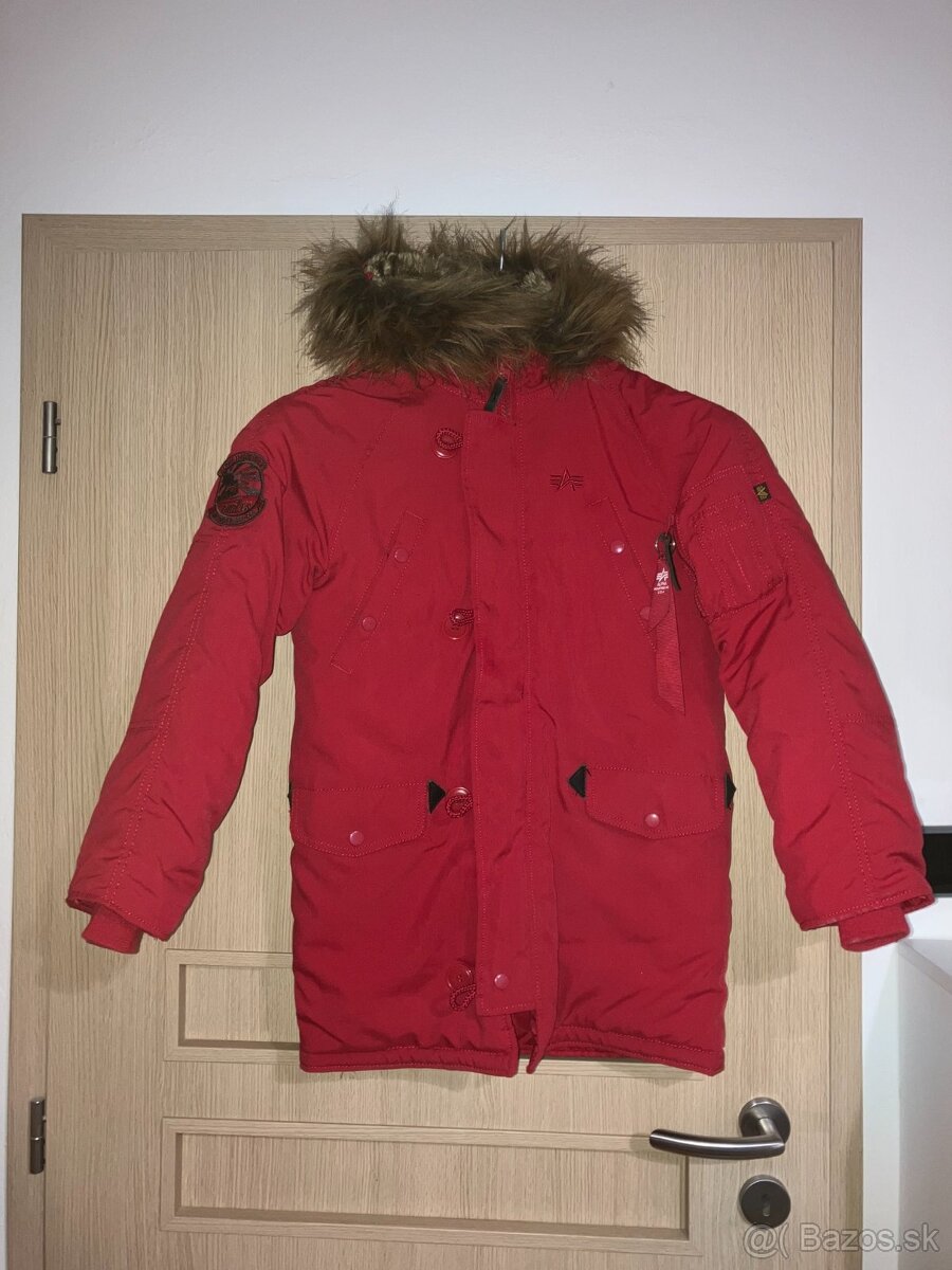 Dievčenská zimná bunda Alpha Industries 152